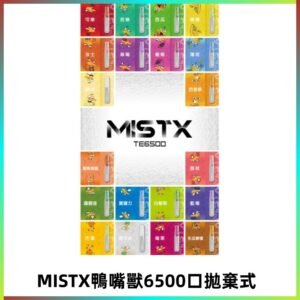 MIST X 鴨嘴獸6500口拋棄式電子煙#台灣現貨#
